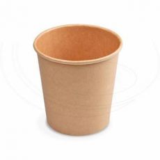 Papírová miska  750 ml kulatá hnědá  L (Ø 115 mm)
