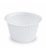 Termo-miska (XPS) kulatá bílá Ø127mm 500ml [50 ks]