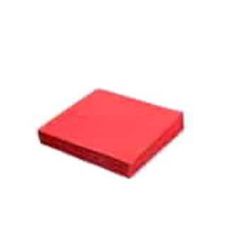 Ubrousek (PAP-FSC Mix) 1vrstvý červený 33 x 33 cm [100 ks]