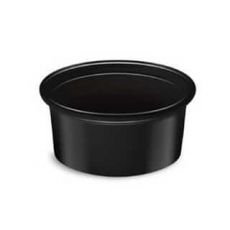 Dresinková miska  80ml (PP) černá Ø70mm  [50 ks]