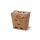 Box na hranolky (PAP-FSC Mix) nepromastitelný kraft `150 g`