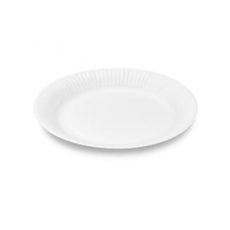 Papírový talíř Ø18cm bílý  RECY
