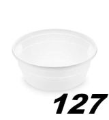 Polévková miska bílá (PP) 500 ml, Ø 127 mm