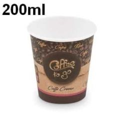 kelímek 200ml papírový "Coffee to go"  S (Ø 73 mm)