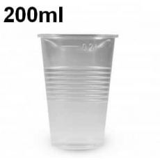 Kelímek 200ml transparentní  ECONOMY PP- (Ø 70 mm)