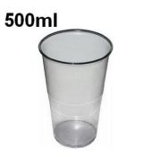 Kelímek 500ml průhledný  -PP- (Ø 95 mm)