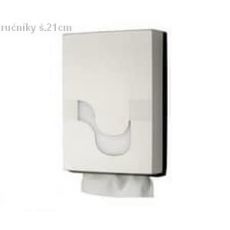 Zásobník na skládané papírové ručníky typu M, Z, V, ZZ / bílý CELTEX 92130