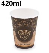 kelímek 420ml papírový "Coffee to go" L (Ø 90 mm)