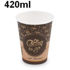 kelímek 420ml papírový "Coffee to go" L (Ø 90 mm)