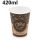 kelímek 420ml papírový "Coffee to go" L (Ø 90 mm)