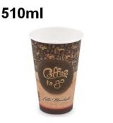 kelímek 510ml papírový "Coffee to go"  XL (Ø 90 mm)