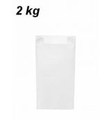 Svačinové pap. sáčky bílé 2 kg (14+7 x 32 cm)