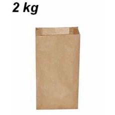 Svačinové pap. sáčky hnědé 2 kg (14+7 x 32 cm)