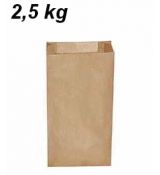 Svačinové pap. sáčky hnědé 2,5 kg (15+7 x 35 cm)