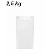 Svačinové pap. sáčky bílé 2,5 kg (15+7 x 35 cm)