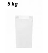 Svačinové pap. sáčky bílé 5 kg (20+7 x 45 cm) [1000 ks]