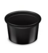 Dresinková miska černá 30 ml 4,6x2,8cm(PP) [50 ks]