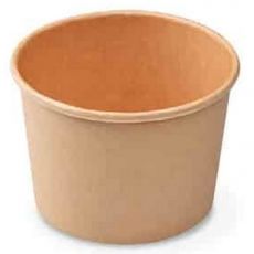 Papírová miska   250 ml /zmrzlina/(PAP/PE) kraft Ø90mm