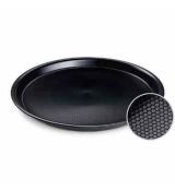 Servírovací podnos (PS) Gastro protiskluzový kulatý černý Ø37 x 3 cm [1 ks]