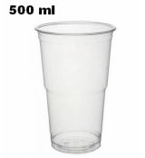Kelímek 500ml průhledný  -PP- (Ø 95 mm) AKCE
