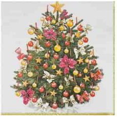 Ubrousek 3vrstvý Vánoce 33 x 33 cm [20 ks] 84151