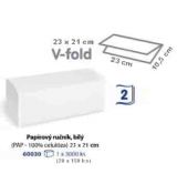 ZZ ručník  2vr 150ks tissue 23 x 21 cm