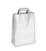 Papírová taška 22+10 x 28 cm bílá