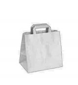 Papírová taška 26+17 x 25 cm bílá **