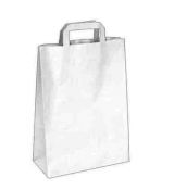 Papírová taška 26+14 x 32 cm bílá **