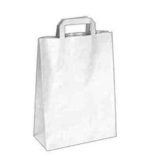 Papírová taška 26+14 x 32 cm bílá **