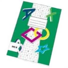 Sešit A5 545 recy čtvereček 40l