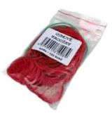 Gumičky 20, 40, 60mm směs cca 45ks 164