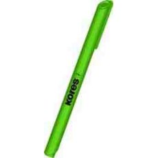 Zvýrazňovač Kores HighLiner zelený 1-5mm s klínovým hrotem