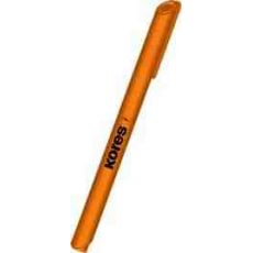 Zvýrazňovač Kores HighLiner oranžový 1-5mm s klínovým hrotem