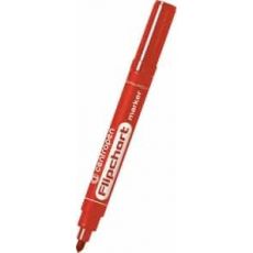 Fix 8550 červený na flipchart papír 2,5 mm