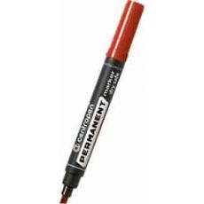 Fix 8516 červený permanent nevysychavý 2-5mm s klínovým hrotem