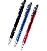 Propiska Soft kovová s dotykovým hrotem MIX BAREV