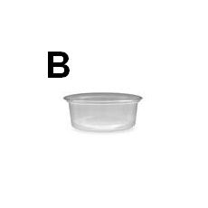 Dresinková miska  80ml (PP)  průhledná Ø70mm [50 ks]