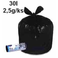 30l sáčky do koše HDPE ECONOMY černý 50x60cm  *M* 50ks