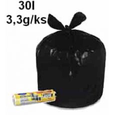 30l sáček do koše (HDPE) černý 50 x 60 cm `M` [50 ks]
