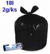 18l sáčky do koše HDPE ECONOMY černý 45x54cm  *S* 50ks