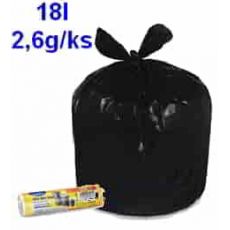 18l sáček do koše (HDPE) černý 45 x 54 cm `S` [50 ks]
