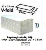 ZZ ručník  2vr 150ks tissue 23 x 21 cm