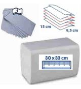 Ubrousky do zásobníku 1-vrstvé, 30 x 33 cm bílé [7200 ks]