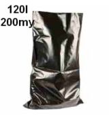120l.200µm Pytel 7PE černý 70x110