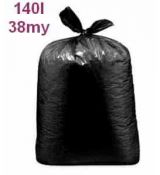 140l.38µm Pytel  (LDPE) černý 90 x 110 cm 71g/ks