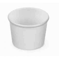 Papírová miska   125 ml /zmrzlina/(PAP/PE) bílá Ø75mm