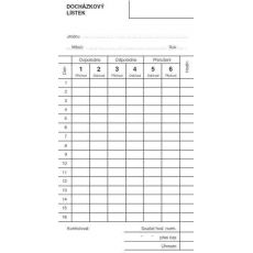 Docházkový list - píchačka 248 TP