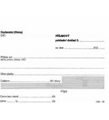 Přijmový pokl. doklad A6 nečíslovaný 48 TP