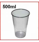 Kelímek 500ml průhledný  -PP- (Ø 95 mm)